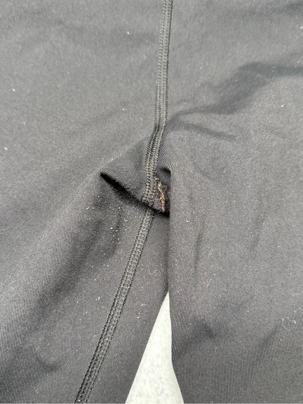 Victoria's Secret Black Leggings with Silver Victoria Sport Logo